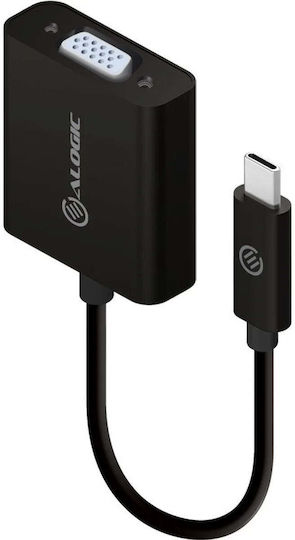 Alogic UCVGA-ADP Конвертор USB-C мъжки към VGA женски