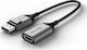 Alogic Konverter DisplayPort männlich zu HDMI weiblich Gray 1Stück ULDPHDA-SGR
