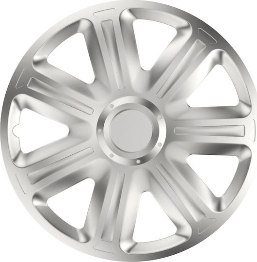 Versaco Σετ Τάσια Αυτοκινήτου Comfort 4τμχ 13" Ασημί