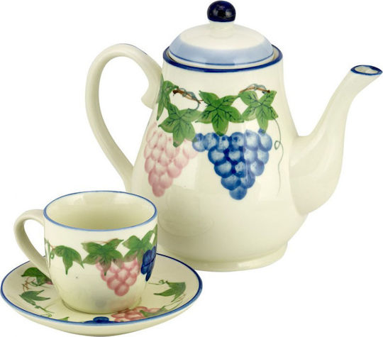 WM Collection Teekannen Set aus Porzellan 9 Stück