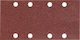 Makita Emery cloths Palm Sander Sanding Sheet K80 with Holes 93x228mm Set 10pcs