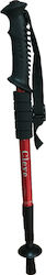 RM 2700 Telescopic Trekking Pole Aluminium 1pc Red