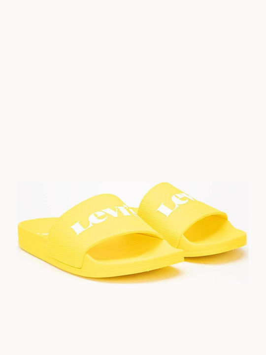 Levi's Slides σε Κίτρινο Χρώμα