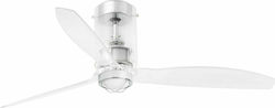 Faro Barcelona Mini Tube Fan M 3000K 128cm με Φως