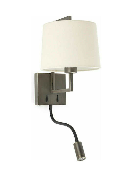 Faro Barcelona Modern Lamp Wall with Socket E27 Gold 19x28cm