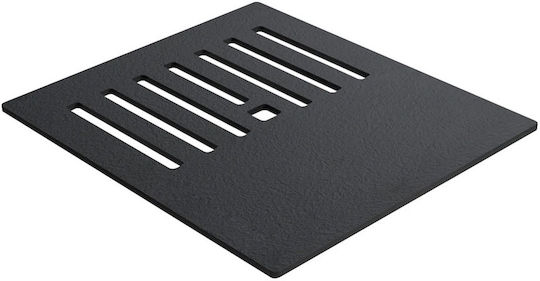 Elleci Best Επιφάνεια Κοπής Μαρμάρινη Μαύρη 33.9x38.3cm