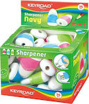 Keyroad Plastic Pencil Sharpener with Eraser (Μiscellaneous Colours)