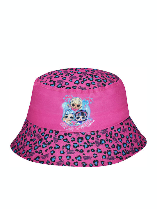 Stamion Kids' Hat Bucket Fabric LOL Fuchsia