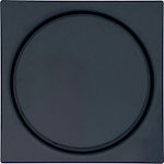 Miro Europe Stainless Steel Rack Floor with Size 12x12cm Black 4018050016