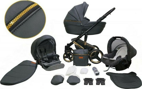 Mikrus Πολυκαρότσι Comodo Gold 3 in 1 Graffiti 2 Eco Leather