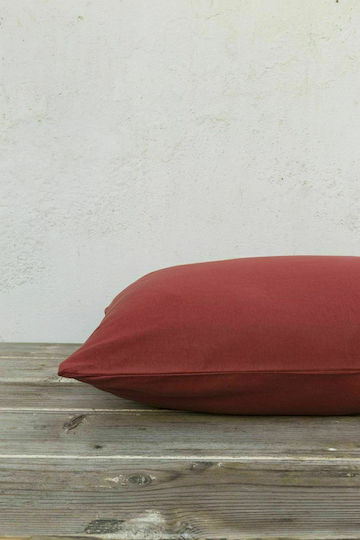 Nima Naem Stripped Σετ Μαξιλαροθήκες Dark Terracotta 52x72εκ.