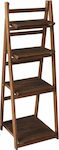 Lalos 2114 Decorative Shelf Unit Garden Wooden Ladder Brown 112x41x33cm 2114