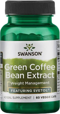 Swanson Green Coffee Bean Extract 200mg 60 φυτικές κάψουλες