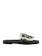 DKNY Women's Flat Sandals in Black Color