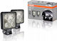 Osram Cube VX70-WD Τετράγωνοι Προβολείς Αυτοκινήτου LED Universal 12V 24W 43cm 2τμχ