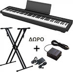 Roland (us) Ηλεκτρικό Stage Πιάνο FP-30X Stand Set με 88 Βαρυκεντρισμένα Πλήκτρα Ενσωματωμένα Ηχεία και Σύνδεση με Ακουστικά και Υπολογιστή Black