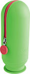 Serve Neon Pencil Case with 1 Compartment Green