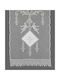 Silk Fashion Window Curtain With Tunnel BG11 Toscan Ecru 160x160cm