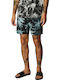 Fox Men's Swimwear Shorts Black with Patterns