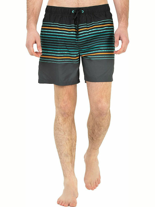 Billabong Men's Swimwear Shorts Black Striped