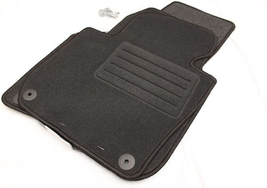 Petex Satz Vorder- und Hintermatten 4Stück aus Teppichboden für Skoda Hervorragend 2008 Schwarz