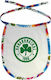 PAO Panathinaikos, Baby bib with ribbon Colored baby bib