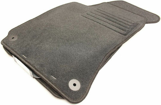 Petex Satz Vorder- und Hintermatten 4Stück aus Teppichboden für Volkswagen Passat 1997-2004 Schwarz