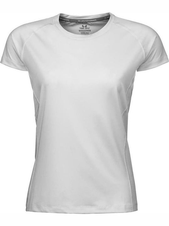 Tee Jays Cooldry Дамска Рекламна Тениска в Бял ...