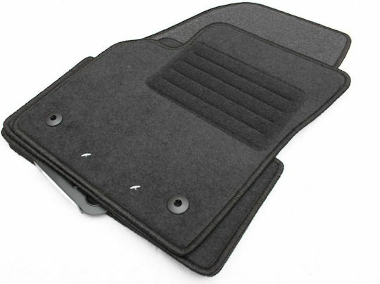 Petex Set of Front and Rear Mats 4pcs for Volvo C30 / S40 / V50 2004-2012 Black