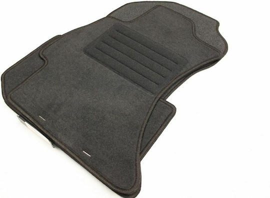 Petex Satz Vorder- und Hintermatten 4Stück aus Teppichboden für Subaru Forstwirt 2013-2018 Schwarz
