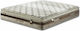 Matt & More Ice Silk Υπέρδιπλο Ανατομικό Στρώμα 160x210x32cm με Ανεξάρτητα Ελατήρια & Ανώστρωμα
