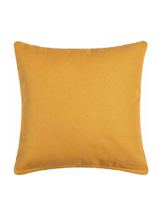 Silk Fashion Decorative Pillow Case Α803 Yolk Yolk 45x45cm.