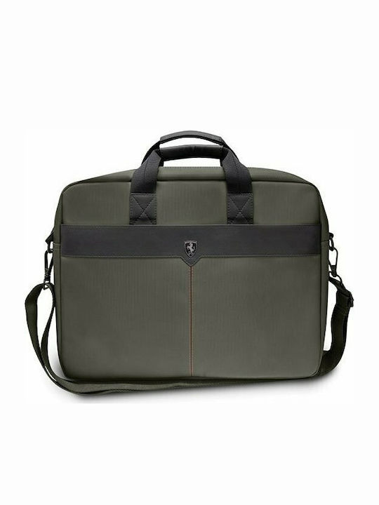 Ferrari Torba Tasche Schulter / Handheld 15" Grün Ferrari Torba Tasche Schulter / Handheld 15" Grün