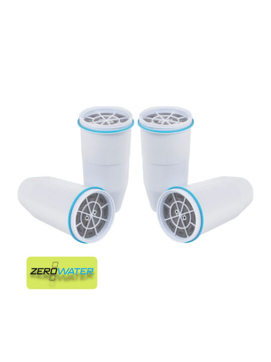 Zerowater Ersatz-Wasserfilter für Kanne 4Stück