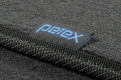 Petex Set of Front and Rear Mats 4pcs from Carpet for Peugeot 2008 / 208 2008 Black