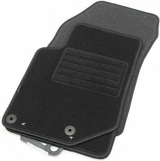 Petex Set of Front and Rear Mats 4pcs for Peugeot 2008 / 208 2008 Black