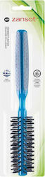 Zan Sot Βούρτσα Mαλλιών Στρογγυλή Anatomic Blue Βούρτσα Μαλλιών