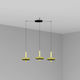 Faro Barcelona Pendant Light Three-Light for Socket E27 Gold