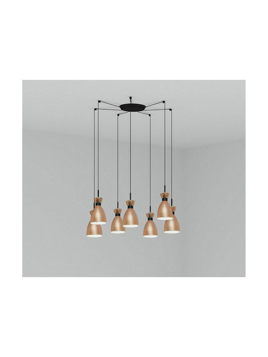 Faro Barcelona Pendant Chandelier for Socket E27 Bronze