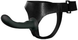 Baile Strap-On Silicone Dildo Harness με Dildo 16cm σε Μαύρο Χρώμα