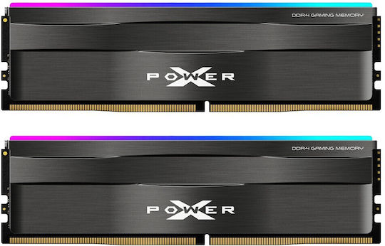Silicon Power XPOWER Zenith RGB 16GB DDR4 RAM с 2 модула (2x8GB) и Скорост 3200 за Настолен Компютър