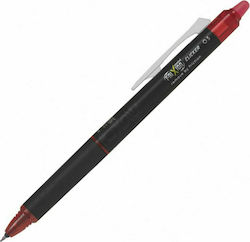 Pilot Frixion Point Clicker Pen Ballpoint 0.5mm with Red Ink Red