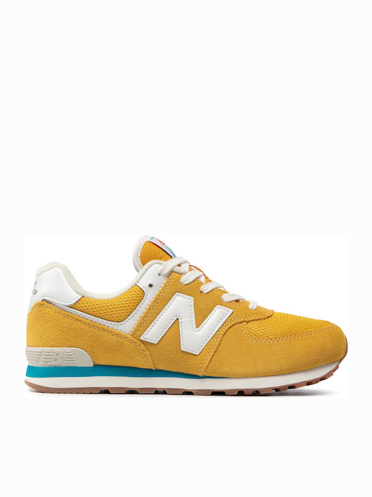 New Balance 574 Детски маратонки Low Жълт