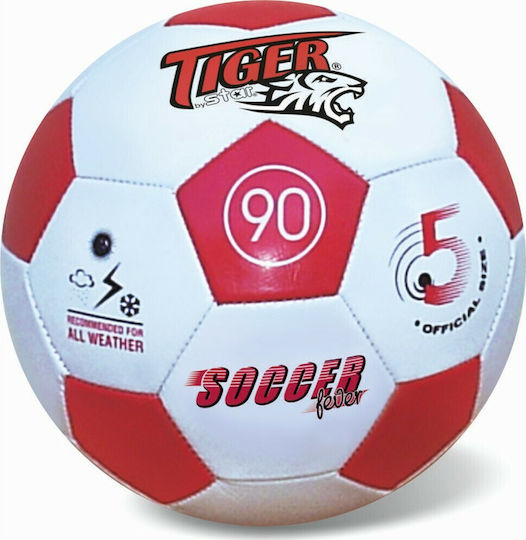 Startoys Tiger 5 Детска Топка Футбол Червен