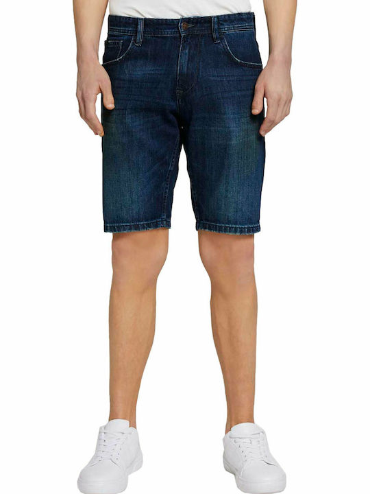 Tom Tailor Men's Shorts Jeans Navy Blue 1025527-10120