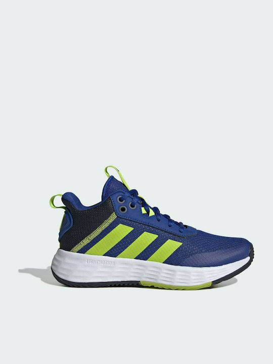 Adidas Αθλητικά Παιδικά Παπούτσια Μπάσκετ OwnTheGame 2.0 K Royal Blue / Semi Solar Slime / Legend Ink