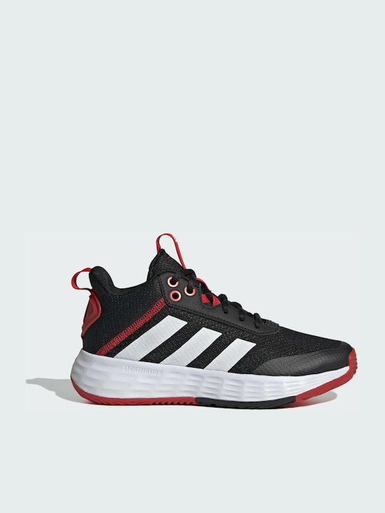Adidas Αθλητικά Παιδικά Παπούτσια Μπάσκετ OwnTheGame 2.0 K Core Black / Cloud White / Vivid Red