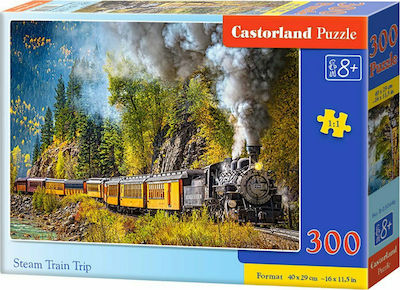 Παιδικό Puzzle Steam Train Trip 300pcs για 8+ Ετών Castorland