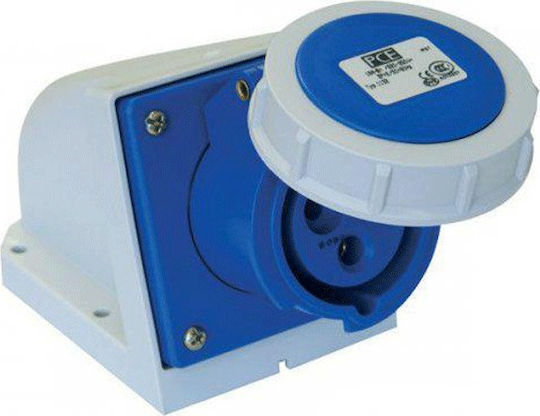 PCElectric Female Industrial Socket Wall Socket Female 3P 32A IP67 1232-6