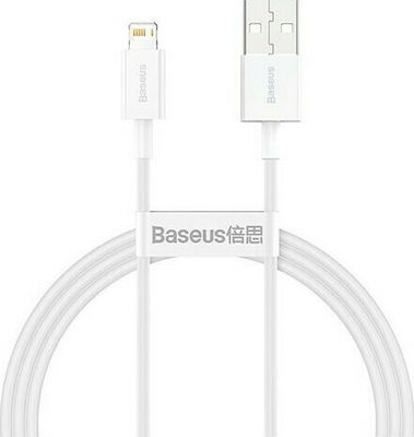 Baseus Superior Series USB to Lightning Cable Λευκό 0.25m (CALYS-02)